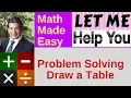 Problem Solving - Drawing a Table