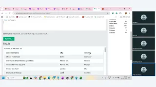 Data Analytics Course Batch106 SQL Training Session 1