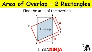 Area of Overlap of 2 Rectangle - Geometry