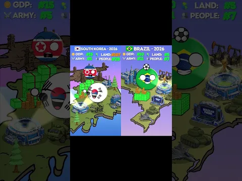 PAST VS NOW ☠️ #countryballs