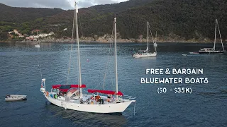 Free & Bargain Blue Water Boats | Weighing Up My Best Options | Wildling Sailing