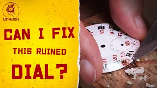 Download Can I fix this ruined dial | Omega pocket watch restoration MP3