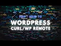 PHP - Request in WordPress