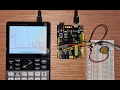 HP Prime G2 connected directly to an Arduino Leonardo LDR sensor Graphing