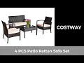 Costway Rattan Set Unpacking and Setup