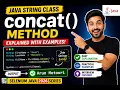 371 concat pre-defined method of String class in Java Selenium Java 2026