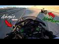 Download Lagu Ninja H2R \u0026 Ninja H2 Race!