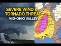 LIVE SIGNIFICANT Wind threat with Tornadoes - Memphis to Nashville