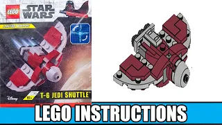 LEGO Instructions - Star Wars - 912411 - T-6 Jedi Shuttle - Magazine Gift