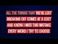 Download Lagu The Script - No Good In Goodbye (Karaoke Version)