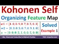 24 Kohonen Self-Organizing Feature Map KSOFM KSOM Solved Example 1 Soft Computing by Mahesh Huddar