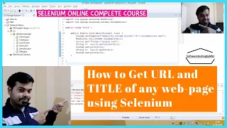 How to get URL and Title of any Web-page using Selenium Selenium online full course free