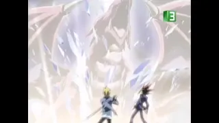 جوي يحرر التنين هيرموس اثناء مبارزة ماي يوغي يو 