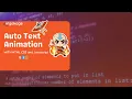 Auto Text Effect Using HTML CSS JavaScript Typewriter Animation Tutorial