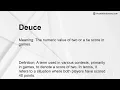 Deuce Meaning