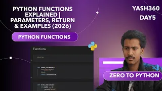 Python Functions Explained Parameters Return Examples 2026