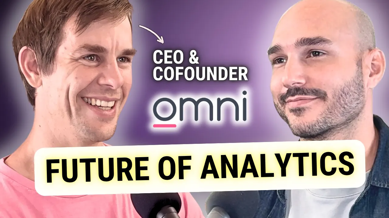 “My 5 predictions about the future of analytics” With Colin, co-founder at Omni