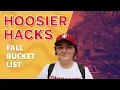 FALL BUCKET LIST INDIANA UNIVERSITY HOOSIER HACKS