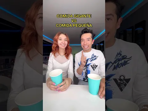 Comida Gigante vs Comida Pequeña 🍳 @AmaraQueLinda