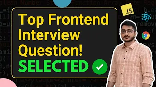 Frontend Interview Question That Everyone Should Try JavaScript Problem Solving