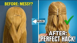 This Hair Pin Trick Creates the Cutest Bow Hairstyle! 😱🎀