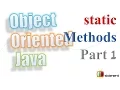 STATIC NON STATIC METHODS IN JAVA