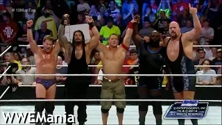 WWE John Cena Vs رومان رينز Vs بيج شو Vs كين رولز سيث رولينز Vs براي وايت Vs كريس أريحا  WWE John Cena Vs رومان رينز Vs بيج شو Vs كين رولز سيث رولينز Vs براي وايت Vs كريس أريحا
