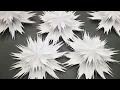 2 MINUTES 3D VOLUME SNOWFLAKES from paper bags DIY