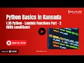 Python - Lambda Functions Part