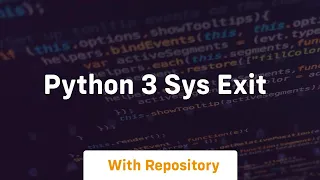 python 3 sys exit