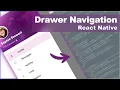 Slide In Drawer Navigation in React Native