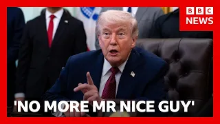 trump threatens irans infrastructure as us team heads to pakistan for talks bbc news