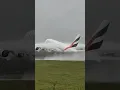 Download Lagu Emirates A380 Takeoff in a Heavy Rain Storm 🌧🌧 #emirates #a380 #manchester #storm #takeoff