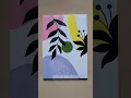Boho Art on Canvas Easy Aesthetic Wall Decor Idea l Day - 2