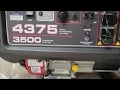 PREDATOR 4375 WATT GAS POWER PORTABLE GENERATOR UNBOXING