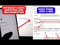 How to Fix Internet Keeps Dropping and Reconnecting Internet Keeps Disconnecting Issues