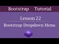 How to create Dropdown Menu in Bootstrap
