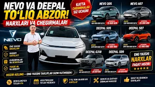 NEVO Q05, NEVO A07, DEEPAL S05, DEEPAL S07, DEEPAL G318, DEEPAL S09, NARXLARI VA CHEGIRMALARI