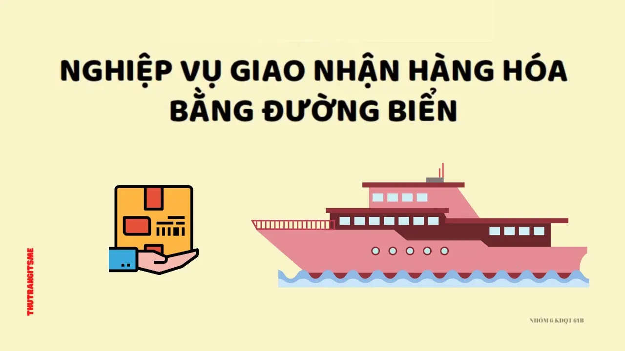 Outline Video NGHIỆP VỤ XUẤT NHẬP KHẨU HÀNG HÓA BẰNG ĐƯỜNG BIỂN