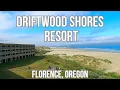 Driftwood Shores Resort hotel and room tour Florence Oregon Ocean Front Resort ep 95