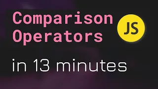 Comparison Operators in JavaScript Programming Hindi