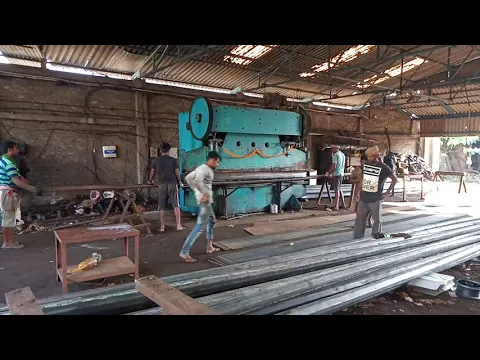 Download MP3 steel light pole manufacturing process street pole production