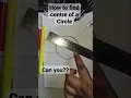 Download Lagu How to find Centre of Circle using compass#circle #mathsproblems #youtubeshorts #shorts