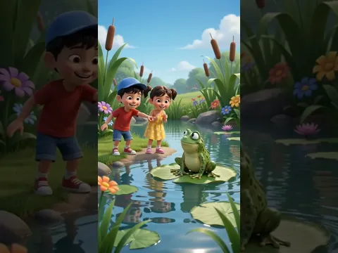 क्या तुम इस मेंढक से दोस्ती करोगे 🤪🐸🐸