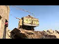 Lagu PLAYING With Giant Rocks.ASMR Rock Quarry CRUSHING Oprations primary jaw Crusher in action#asmr