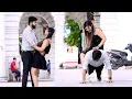 Download Lagu Somesh ko karaya public place mai workout | crazy sana khan |