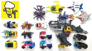 Transformers Cyberworld collection Optimus Prime Megatron Bumblebee Grimlock