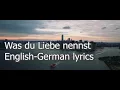 BAUSA- Was Du Liebe Nennst (English Translation and German Lyrics)
