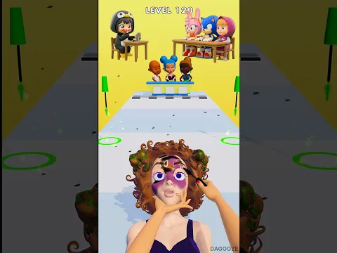 Poor Gugu Gaga Can’t Do Makeup At All 😢😭 #shorts #gameplay #games #gaming #gamer