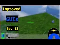 Devlog Improved GUIs